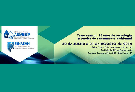 Feira Fenasan 2014 - Feira Nacional de Saneamento e Meio Ambiente